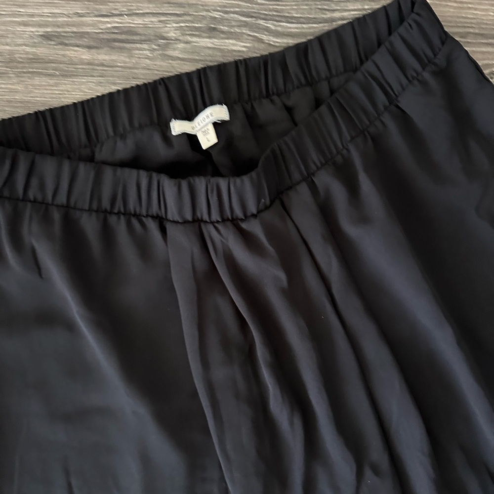 Pleione Black and Cream Midi A-Line Skirt - Picture 2 of 2